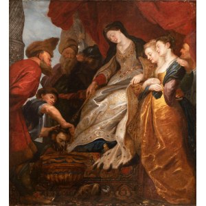 Cornelius Schutt (1597-1655), Queen Tomyris with a Head of Cyrus