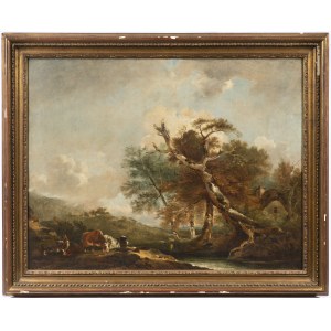 French master 18th century, Pastoral Landscape