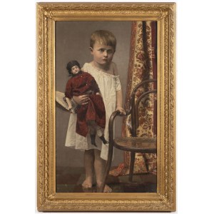 19th century painter, The girl with the doll