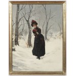 French painter - 19th century, Series of 4 paintings , 19th century French painter