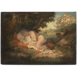Narcisse Diaz De La Pena, * 1809 Bordeaux + 1876 Menton, The overheard sleeper