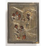 Russia, 19th, Two small icons with oklad