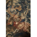 Flemish tapestry of 17th century, Diana with the Boar's Head