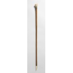 Doctor's or apothecary's cane, hand with snake, early 20th century