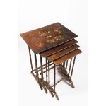 Four set of side tables French around 1900, Four set of side tables French around 1900