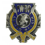 PRL, Odznaka 1 Warszawska Dywizja Piechoty z legitymacją, miniaturą i pudełkiem (103)