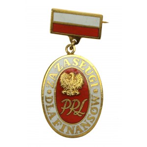PRL, Złota Odznaka za Zasługi dla Finansów Publicznych PRL z legitymacją (105)