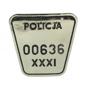III RP, Oznaka służbowa POLICJA (106)