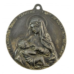 II RP, Plakieta Matka Boska Karmiąca 1925 (349)