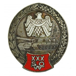 PRL, Odznaka 30-lecia Śląskiego Okręgu Wojskowego wz. 1975 z pudełkiem (127)
