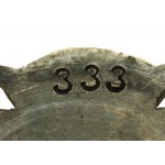 II RP, Abzeichen des 5. Infanterieregiments der Legion, Vilnius. Silber (141)