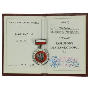 III RP, Odznaka Zasłużony dla Bankowości RP z legitymacją (142)