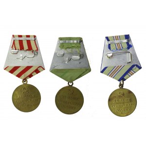 ZSRR, zestaw 3 medali (160)