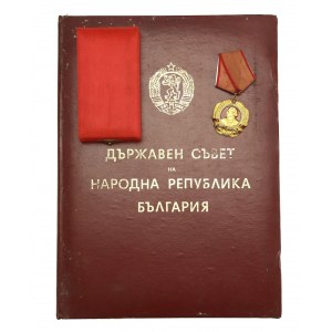 Bułgaria, ZŁOTO, Order Georgi Dimitrowa z nadaniem dla Polaka (981)