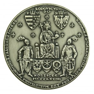 PRL, Medal SREBRO, seria królewska - Ludwik Węgierski (985)
