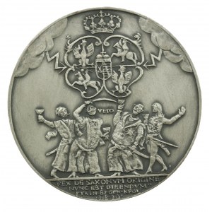 PRL, Medal SREBRO, seria królewska - August III (988)