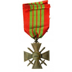 Francja, Krzyż Wojenny (Croix de Guerre) 1939 z palmą (203)