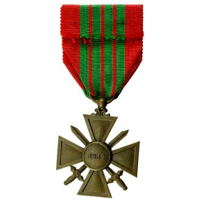 Francúzsko, Vojnový kríž (Croix de Guerre) 1939 (204)