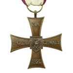 PSZnZ Krzyż Walecznych 1920 ze wstążką z okuciem (187)