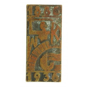 II RP, Odznaka Wodociągi i kanalizacja m. st. Warszawy 1886-1936 (463)