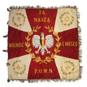Sztandar - Polska Organizacja Walki o Niepodległość w Belgii [Monika] (680)