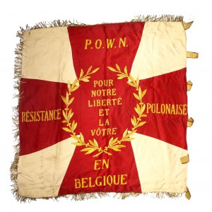 Sztandar - Polska Organizacja Walki o Niepodległość w Belgii [Monika] (680)