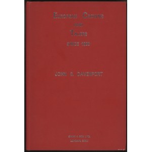 John S. Davenport - European Crowns and Talers since 1800, London 1964, II edycja