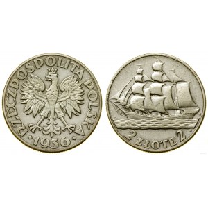 Poland, 2 zloty, 1936, Warsaw