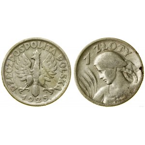 Polska, 1 złoty, 1925, Londyn