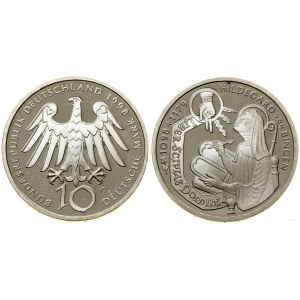 Germany, 10 marks, 1998 G, Karlsruhe