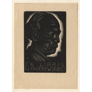 [PADEREWSKI Ignacy Jan]. Ex libris I. J. Paderewski.