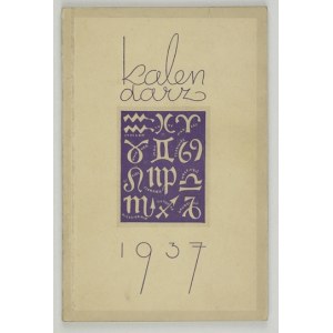 KALENDARZ Drukarni i Księgarni św. Wojciecha w Poznaniu. 1937. Poznań [1936]. Druk. Księg. św. Wojciecha. 16d, s. [52], ...
