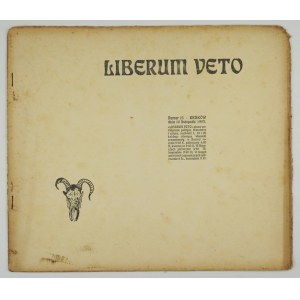 LIBERUM Veto. R. 1, nr 25: 10 XI 1903