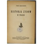 JESKE-CHOIŃSKI Teodor - Historja Żydów w Polsce. Warszawa 1919. Nakł. Kasy Przezorności [...]. 8, s. 350, [1]....