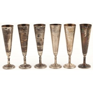 SEVENTEEN GLASSES, Georgia, Tbilisi, Tbilisi Jewelry Works, 1958-68