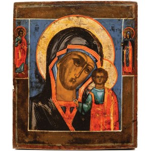 KAZAŃSKA IKONA MATKI BOŻEJ, Rosja, XIX w.