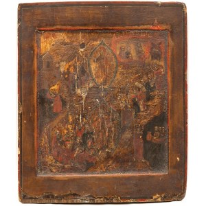 IKON, SCENES FROM THE LIFE OF CHRIST, Russia, 18th century.