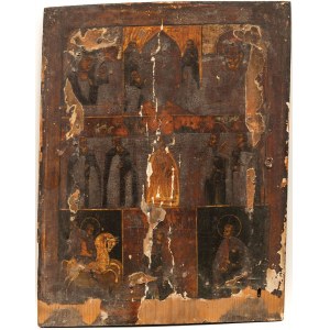SEVENTY-FOUR-YEAR Icon, Russia, 19th century.