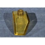 Flakon na perfumy, szkło kolorowe (żółte)