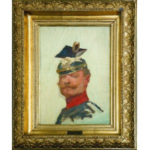 Wojciech Kossak (1856-1942), Portret cesarza Wilhelma II