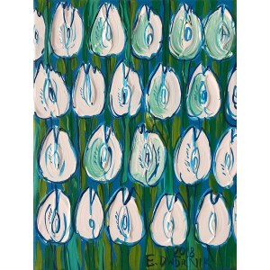 EDWARD DWURNIK, WHITE TULIPS, 2018