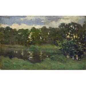 Henryk PIĄTKOWSKI (1853-1932), Summer Landscape, ca. 1923