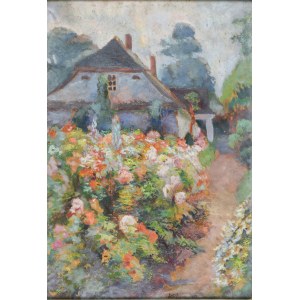 Władysława AUGUSTYNOWICZ (1901-1980), Manor House in Flowers