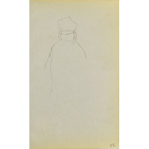 Jacek MALCZEWSKI (1854-1929), Outline of a male body shown backwards