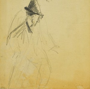 Konrad SRZEDNICKI (1894-1993), Mężczyzna w kapeluszu
