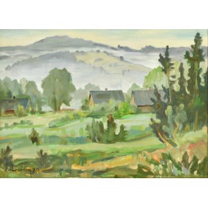 Michal KWAŚNY (1919-1997), Foothills Landscape, 1975