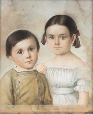 August Albert Zimmermann (1808 Żytawa - 1888 Monachium), Portret rodzeństwa, 1832 r.