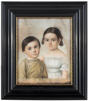 August Albert Zimmermann (1808 Żytawa - 1888 Monachium), Portret rodzeństwa, 1832 r.
