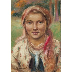 Stanisław Górski (1887 Kościan - 1955 Kraków), Beautiful Highlander Girl