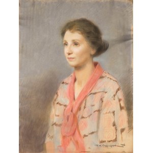 Feliks Michał Wygrzywalski (1875 Przemyśl - 1944 Rzeszów), Porträt einer Frau, 1926.